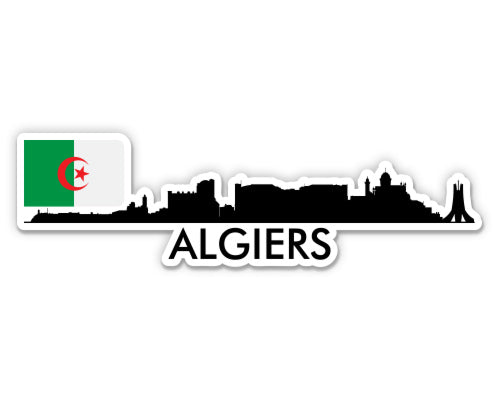 Algiers Algeria Skyline Sticker