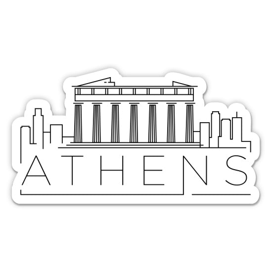 Athens Greece Sticker