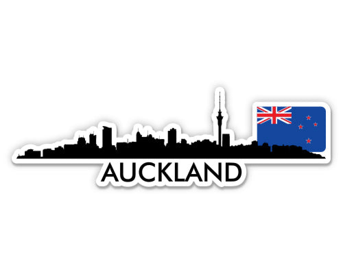 Auckland New Zealand Skyline Sticker