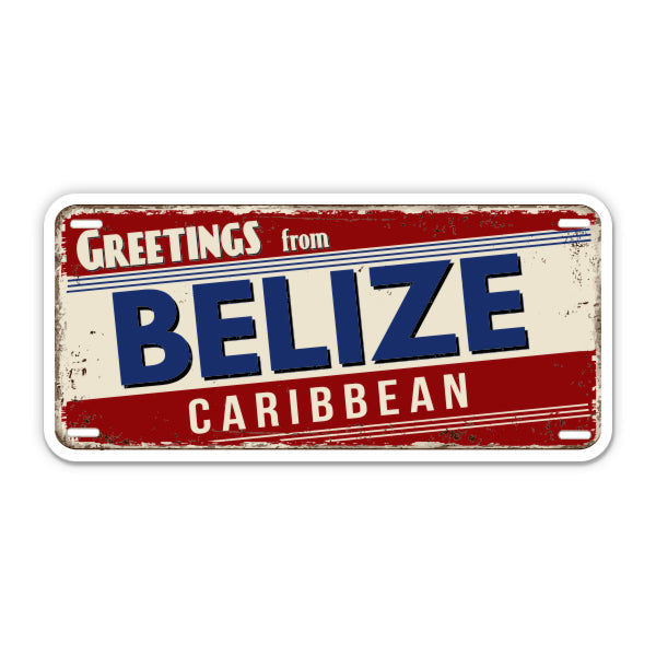Greetings from Belize Sticker