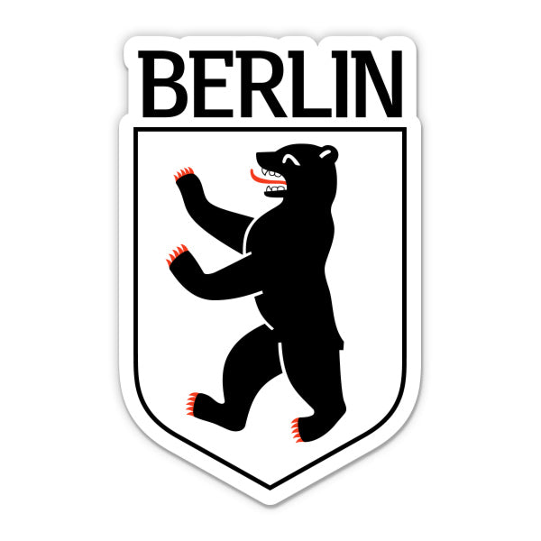Berlin with Bear Germany Sticker