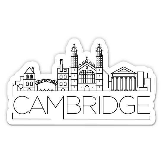 Cambridge England Sticker