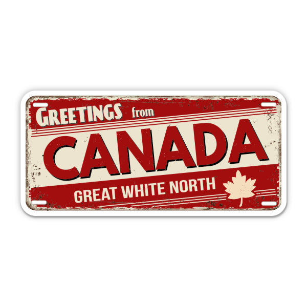 Greetings from Canada Sticker