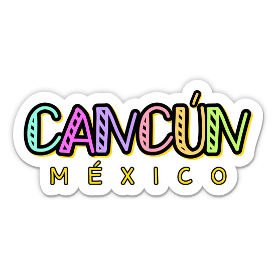 Cancun Mexico Sticker