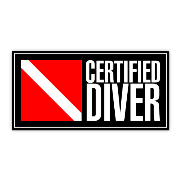 Certified Diver Sticker