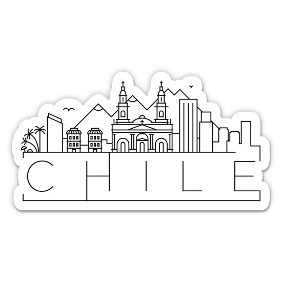 Chile Santiago Sticker