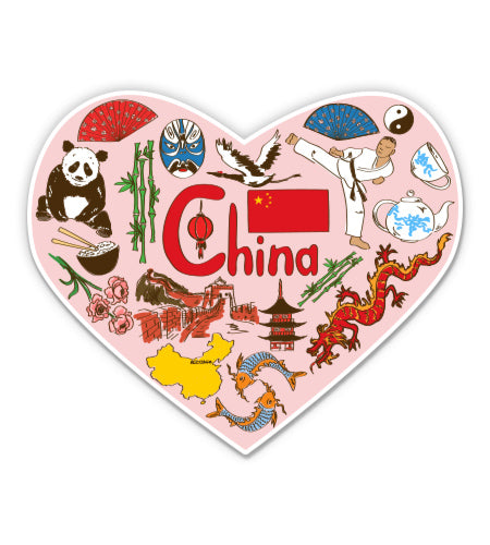 China Travel Sticker