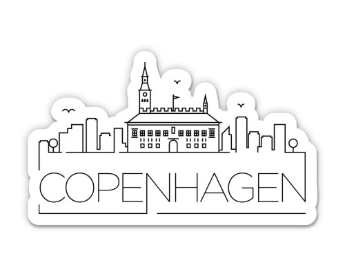 Copenhagen Denmark Sticker