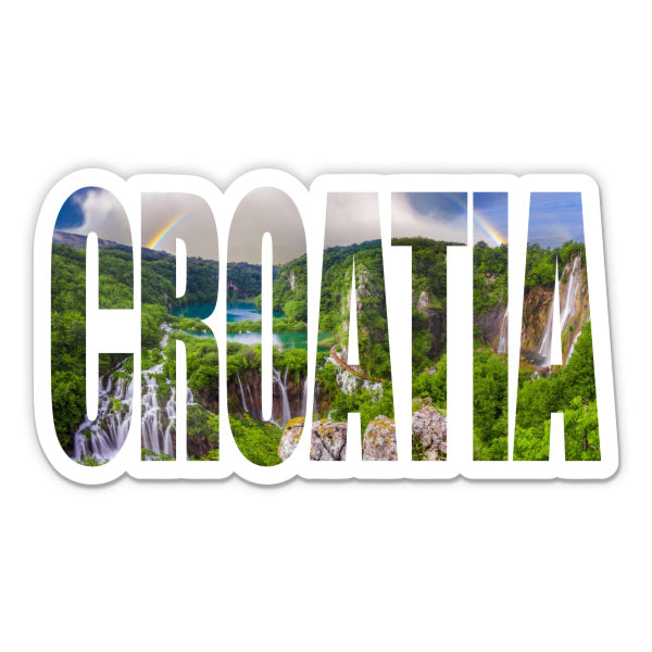 Croatia Plitvice Lakes Sticker