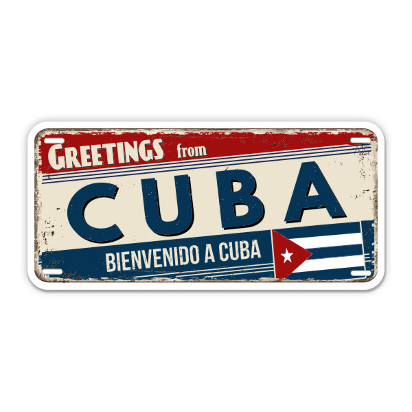 Greetings from Cuba Sticker