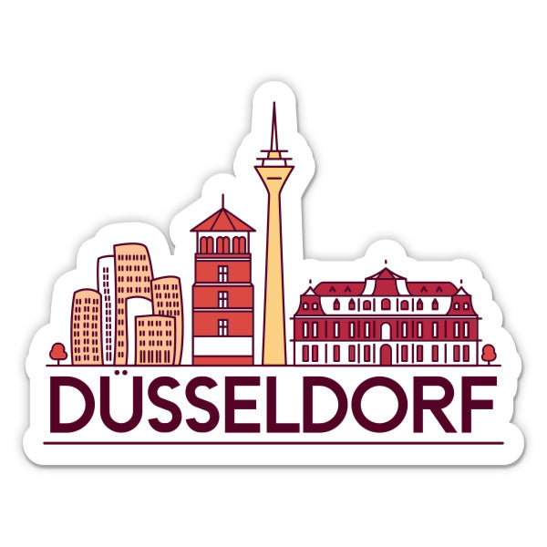 Dusseldorf Germany Sticker