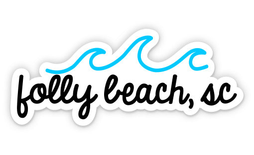 Folly Beach Sticker