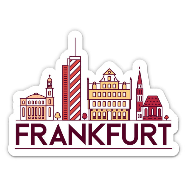 Frankfurt Germany Sticker