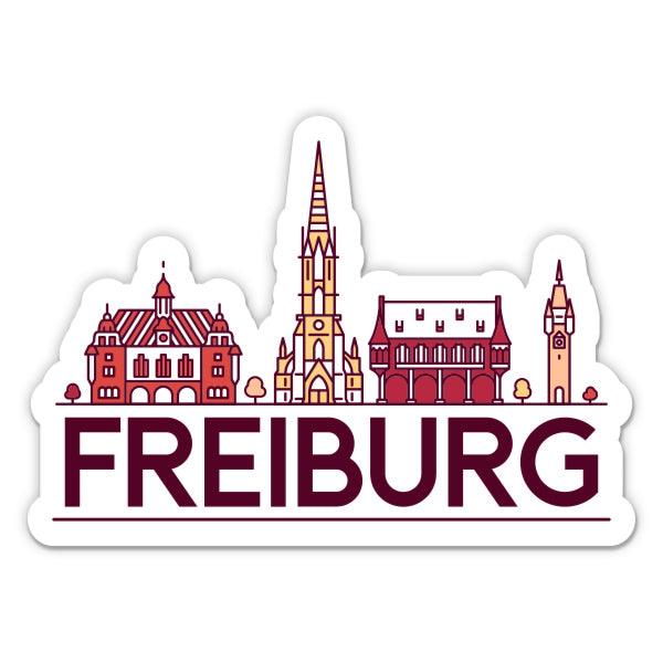 Freiburg Germany Sticker