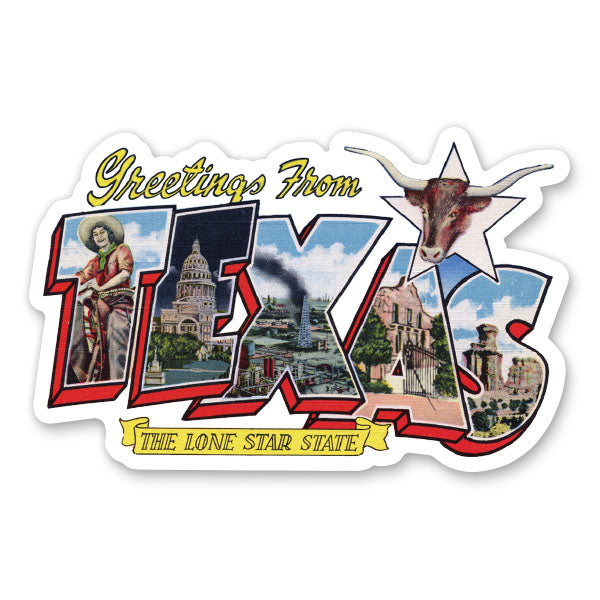 Greetings from Texas Sticker