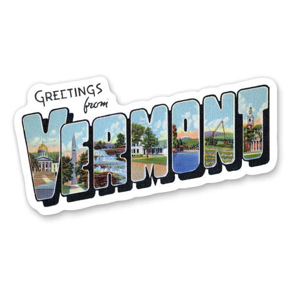 Greetings from Vermont Sticker