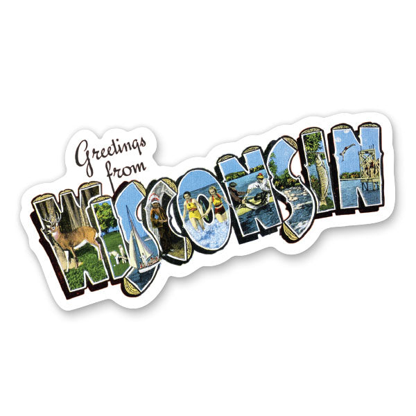 Greetings from Wisconsin Sticker