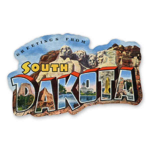 Greetings from South Dakota Sticker
