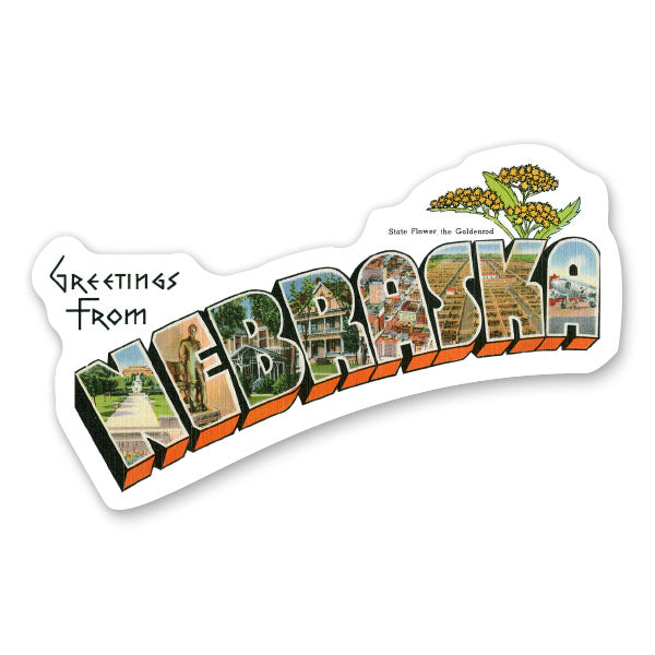Greetings from Nebraska Sticker