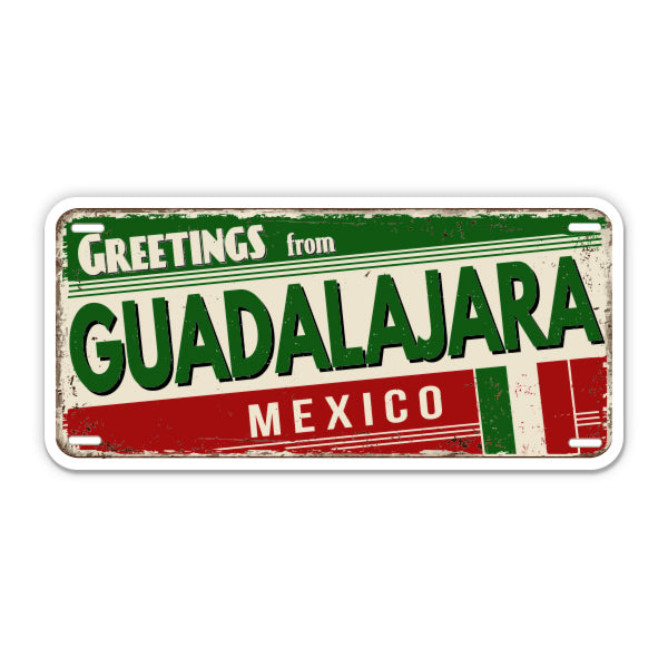 Greetings from Guadalajara Mexico Sticker