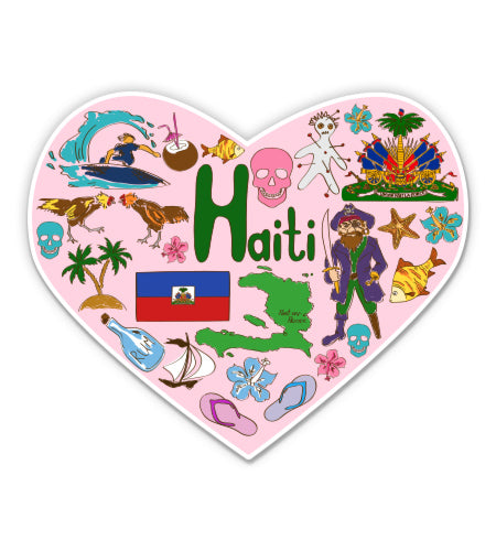 Haiti Travel Sticker