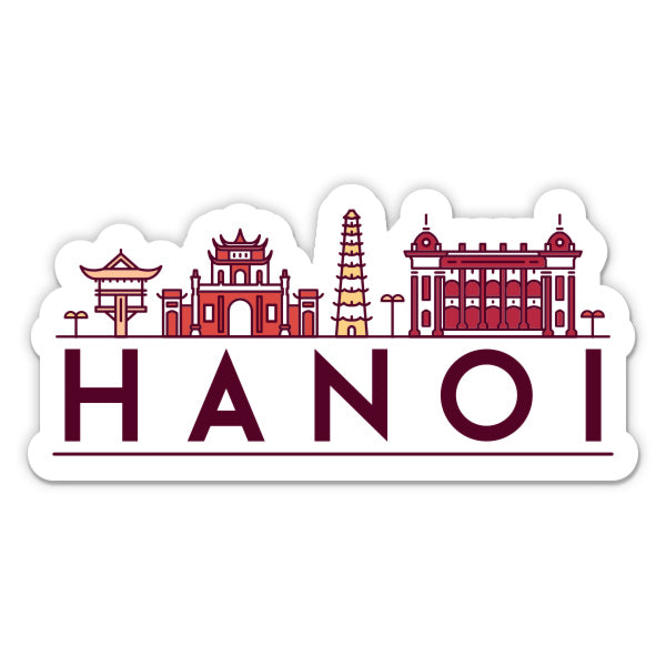 Hanoi Vietnam Sticker