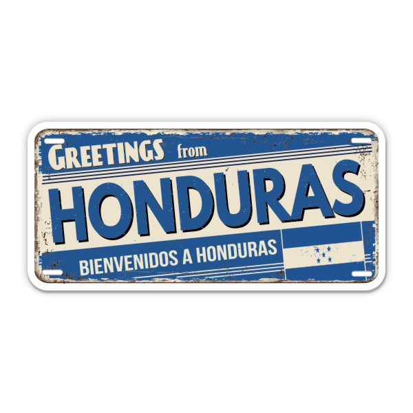 Greetings from Honduras Sticker