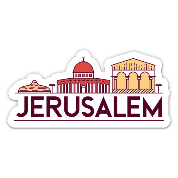 Jerusalem Israel Sticker