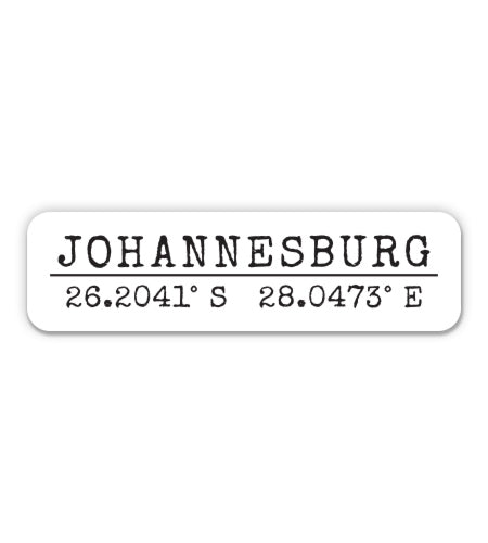 Johannesburg South Africa Sticker