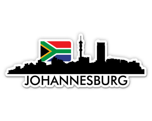 Johannesburg South Africa Skyline Sticker