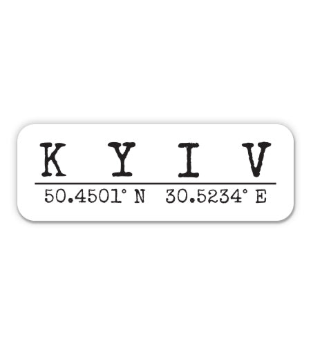 Kyiv Ukraine Sticker