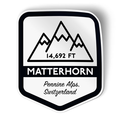 Matterhorn Alps Sticker