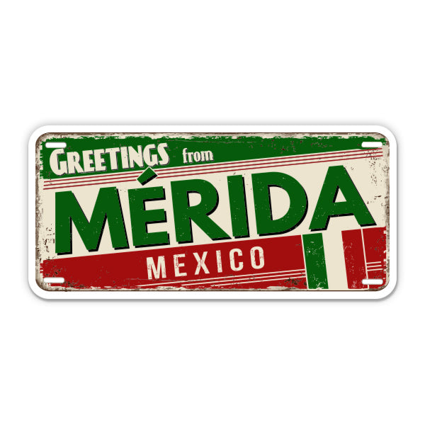 Greetings from Merida Mexico Sticker