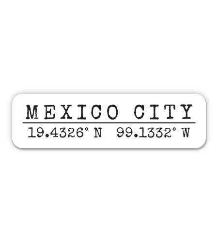 Mexico City Mexico Sticker