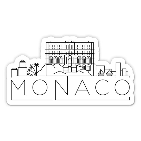 Monaco Sticker