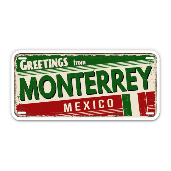 Greetings from Monterrey Mexico Sticker