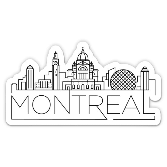 Montreal Canada Sticker