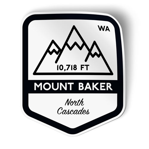 Mount Baker Washington Sticker