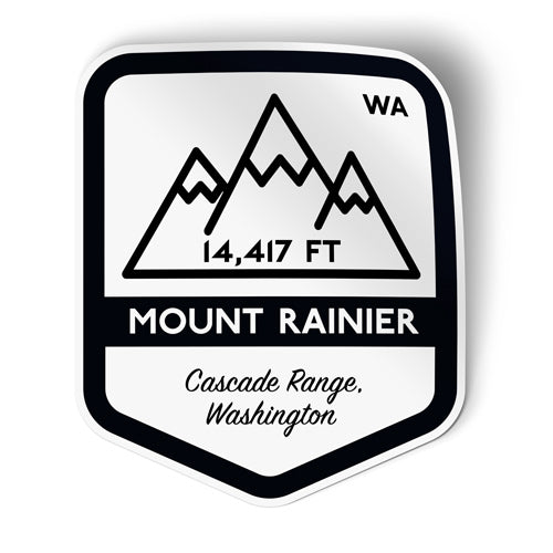 Mount Rainier Washington Sticker