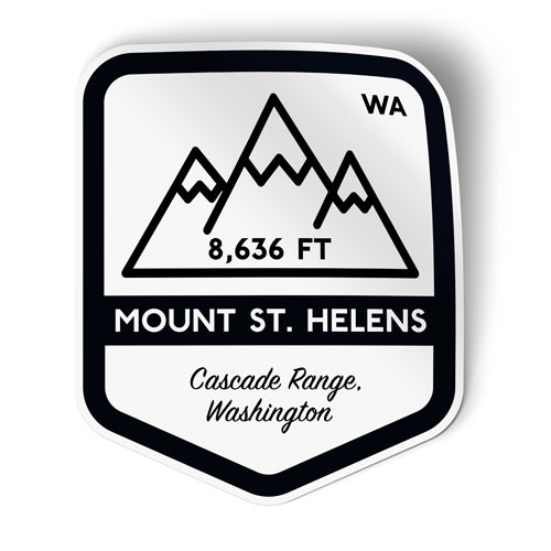 Mount St. Helens Washington Sticker