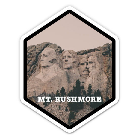 Mount Rushmore Sticker