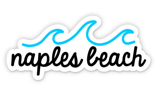 Naples Beach Sticker