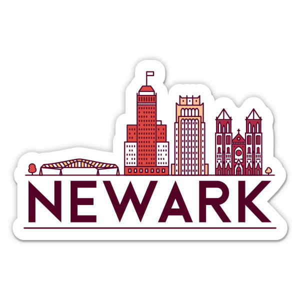 Newark New Jersey Sticker