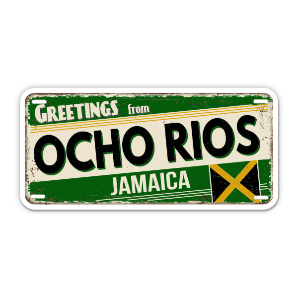 Greetings from Ocho Rios Jamaica Sticker