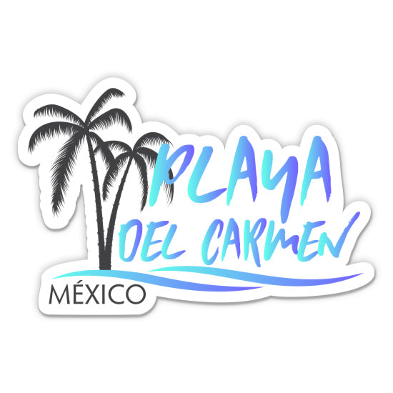 Play Del Carmen Mexico Sticker