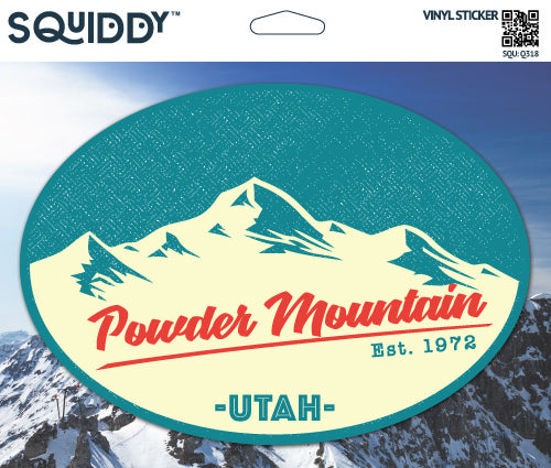 Powder Mountain Utah Sticker