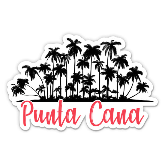 Punta Cana Tropical Sticker