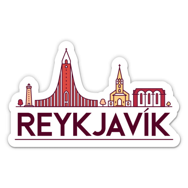 Reykjavik Iceland Sticker