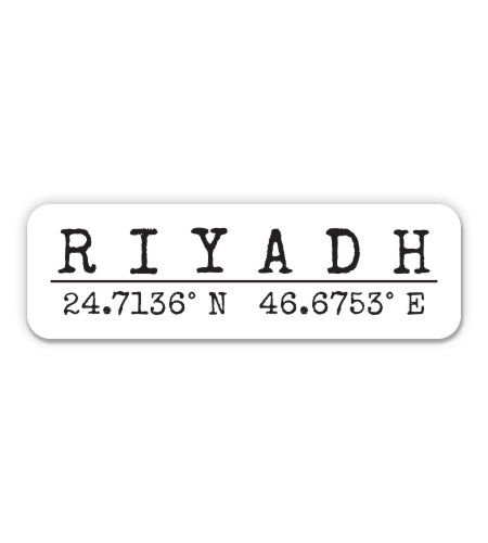 Riyadh Saudi Arabia Sticker
