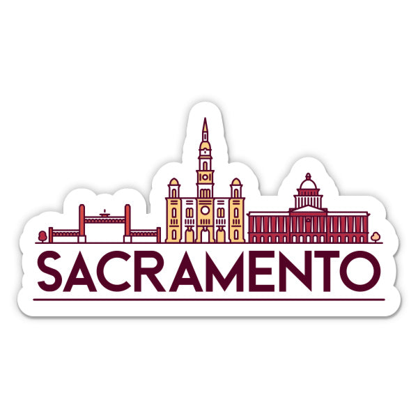 Sacramento California Sticker